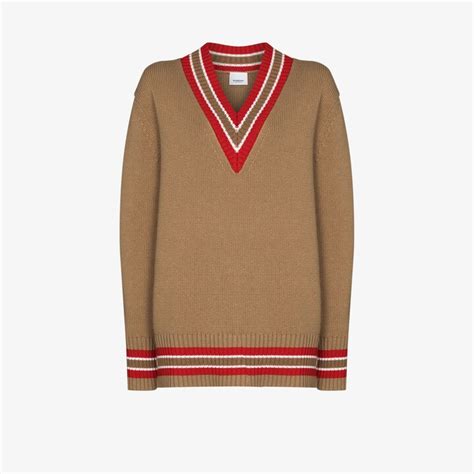 Burberry Reese oversized cricket sweater 